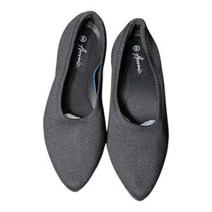 Arromic-Women's Pointed Toe Flats-Knit Dress Shoes-Comfort Slip on-New-Size 8